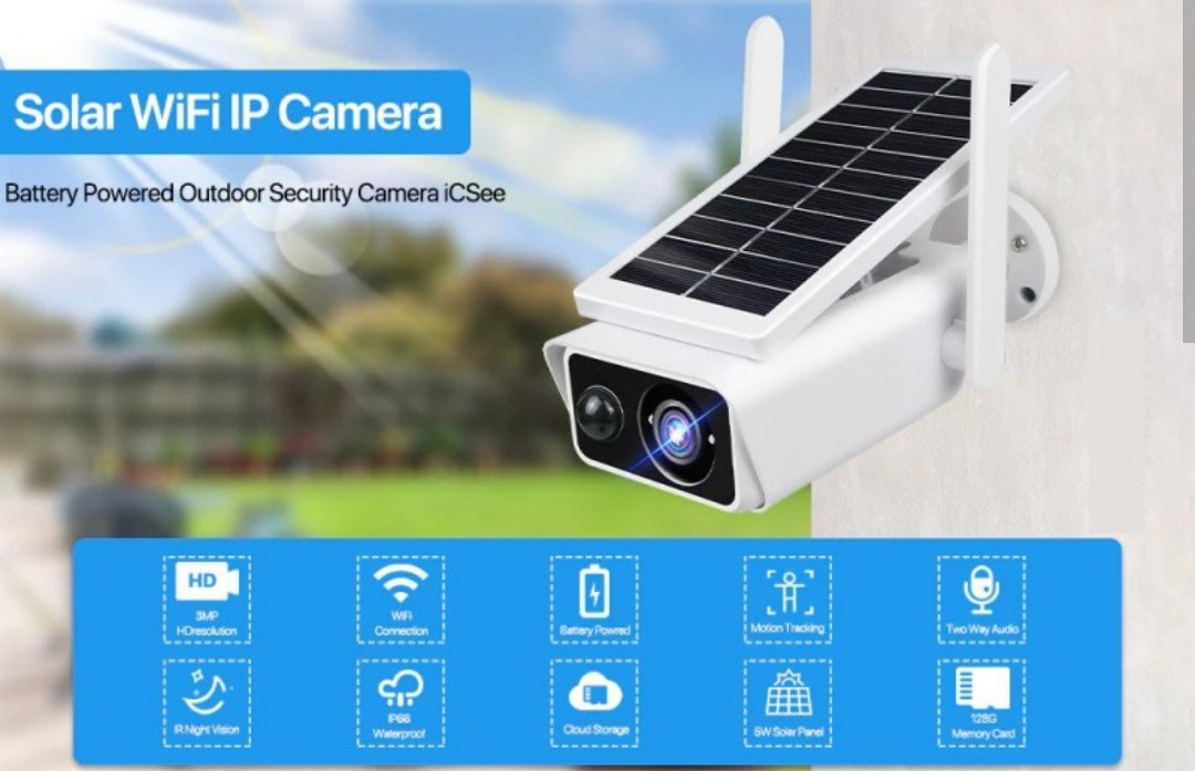 Solarna WiFi kamera 1080P